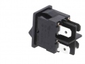 Schakelaar rocker snap-in aan/uit rechthoekig zwart (0/1) DPST 16A/250V 
